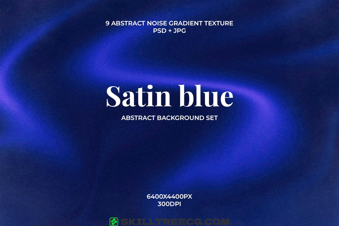 Satin Blue Abstract Noise Gradient Backgrounds（591648）-技能树